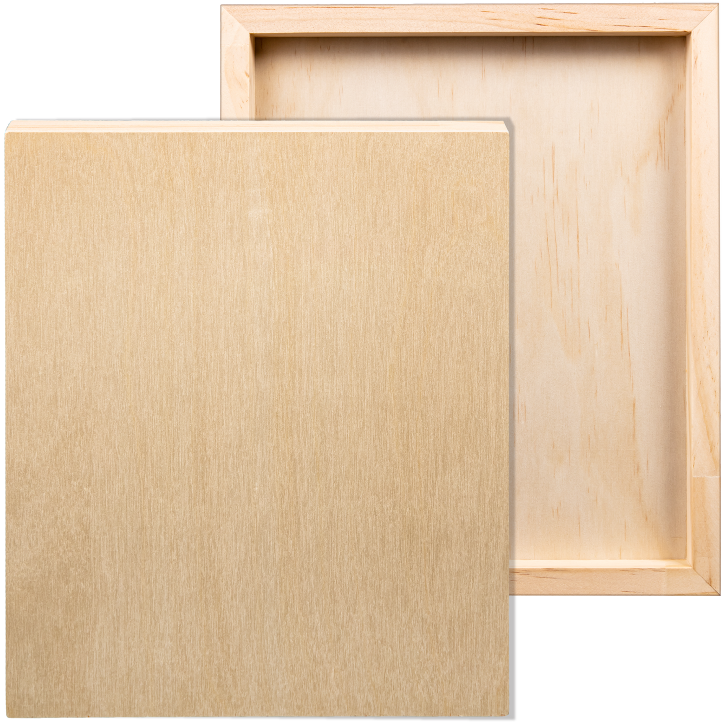 Tan The Art Studio Wooden Panel 25x30cm 20mm Deep Canvas and Painting Surfaces