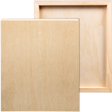 Tan The Art Studio Wooden Panel 25x30cm 20mm Deep Canvas and Painting Surfaces
