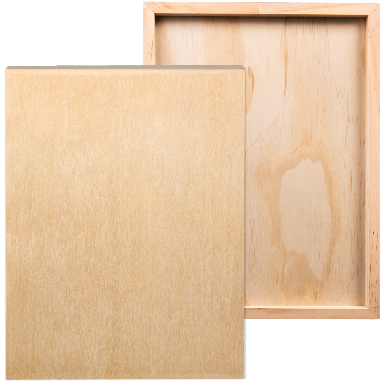 Tan The Art Studio Wooden Panel 30x40cm 20mm Deep Canvas and Painting Surfaces