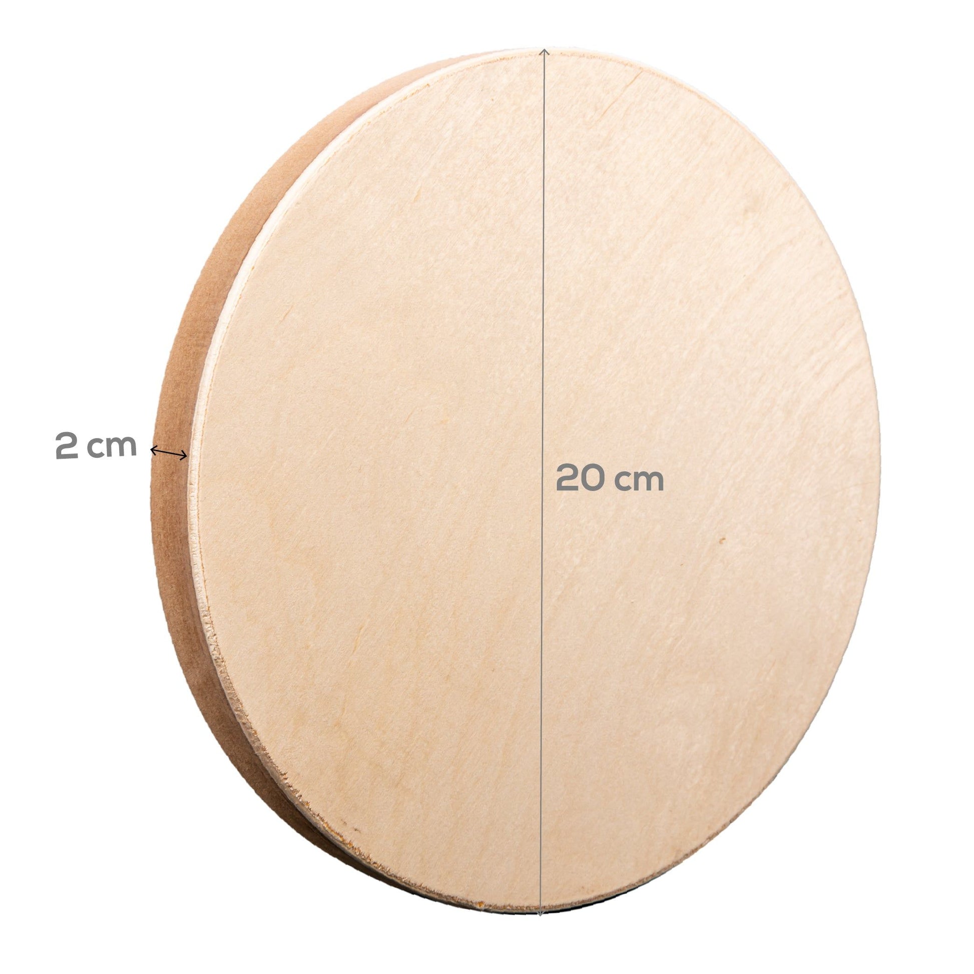 Wheat The Art Studio Round Wooden Panel 20cm Diameter 20mm Deep Canvas and Painting Surfaces