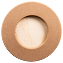 Dark Salmon The Art Studio Round Wooden Panel 20cm Diameter 20mm Deep Canvas and Painting Surfaces