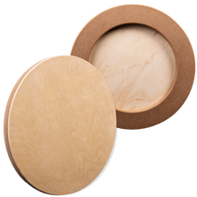 Tan The Art Studio Round Wooden Panel 30cm Diameter 20mm Deep Canvas and Painting Surfaces