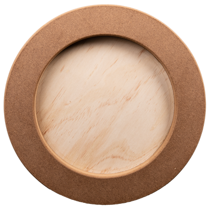 Rosy Brown The Art Studio Round Wooden Panel 30cm Diameter 20mm Deep Canvas and Painting Surfaces