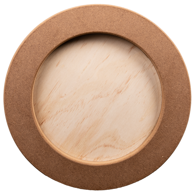 Rosy Brown The Art Studio Round Wooden Panel 30cm Diameter 20mm Deep Canvas and Painting Surfaces
