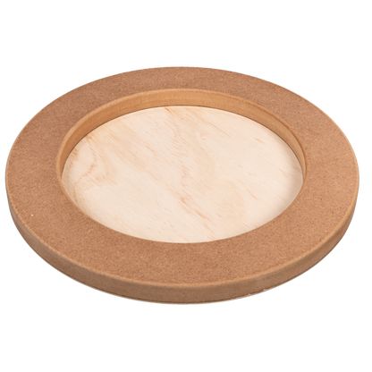 Rosy Brown The Art Studio Round Wooden Panel 30cm Diameter 20mm Deep Canvas and Painting Surfaces