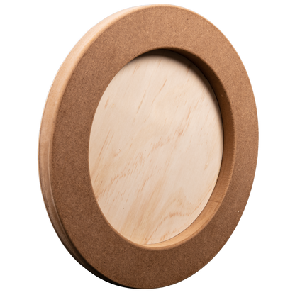 Rosy Brown The Art Studio Round Wooden Panel 30cm Diameter 20mm Deep Canvas and Painting Surfaces