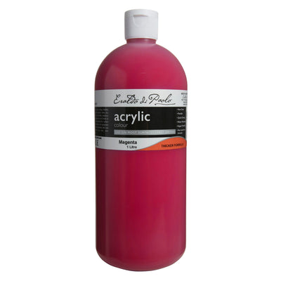 White Smoke Eraldo di Paolo Acrylic Paint, Magenta, 1L Acrylic Paints