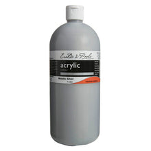 White Smoke Eraldo di Paolo Acrylic Paint, Metallic Silver, 1L Acrylic Paints