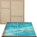 Gray Urban Crafter Square Plywood Panel for Resin Art 25 x 25 x 0.6cm Panels