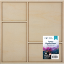 Tan Urban Crafter Square Plywood Panel for Resin Art 25 x 25 x 0.6cm Panels