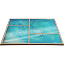 Cadet Blue Urban Crafter Square Plywood Panel for Resin Art 25 x 25 x 0.6cm Panels
