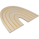 Gray Urban Crafter Plywood Rainbow Panel 25 x 29 x 0.6cm Panels