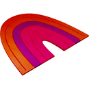 Firebrick Urban Crafter Plywood Rainbow Panel 25 x 29 x 0.6cm Panels