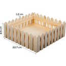Tan Urban Crafter Plywood Fence Storage Box 22.7 x 22.7 x 8.5cm Boxes