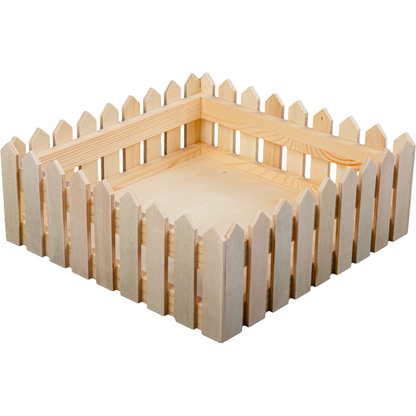 Tan Urban Crafter Plywood Fence Storage Box 22.7 x 22.7 x 8.5cm Boxes
