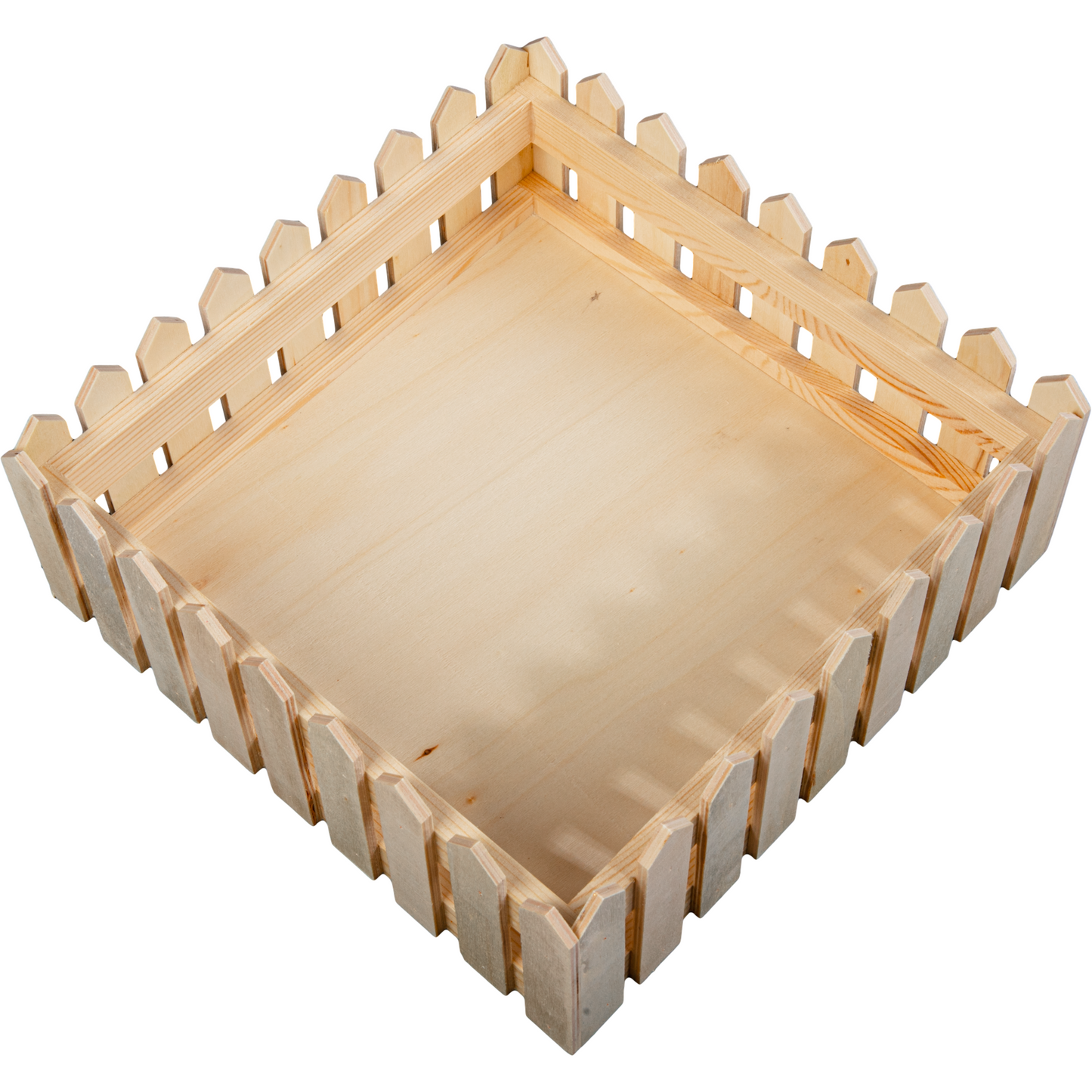 Tan Urban Crafter Plywood Fence Storage Box 22.7 x 22.7 x 8.5cm Boxes