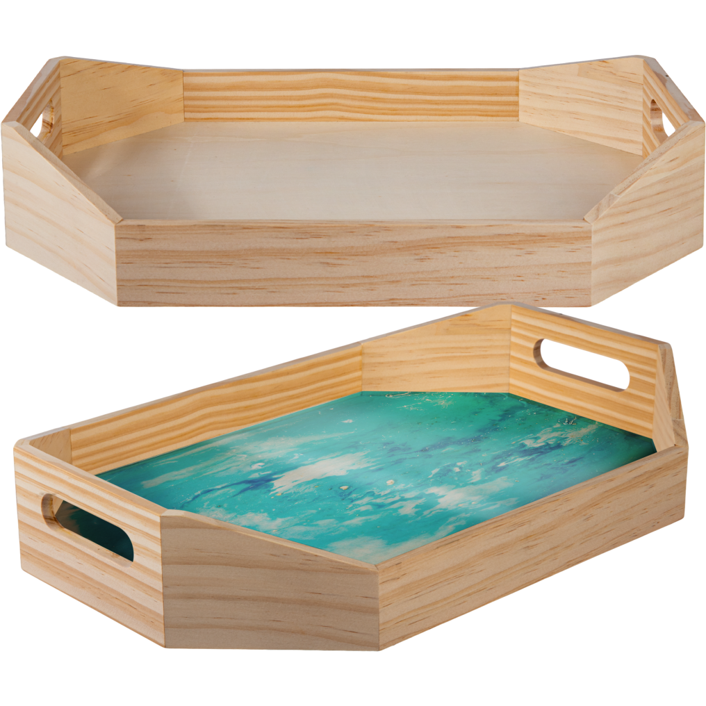 Tan Urban Crafter Tapered Sides Plywood Tray 37.5 x 26 x 6.7cm Trays