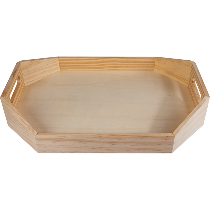 Rosy Brown Urban Crafter Tapered Sides Plywood Tray 37.5 x 26 x 6.7cm Woodcraft