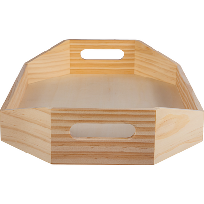 Rosy Brown Urban Crafter Tapered Sides Plywood Tray 37.5 x 26 x 6.7cm Trays