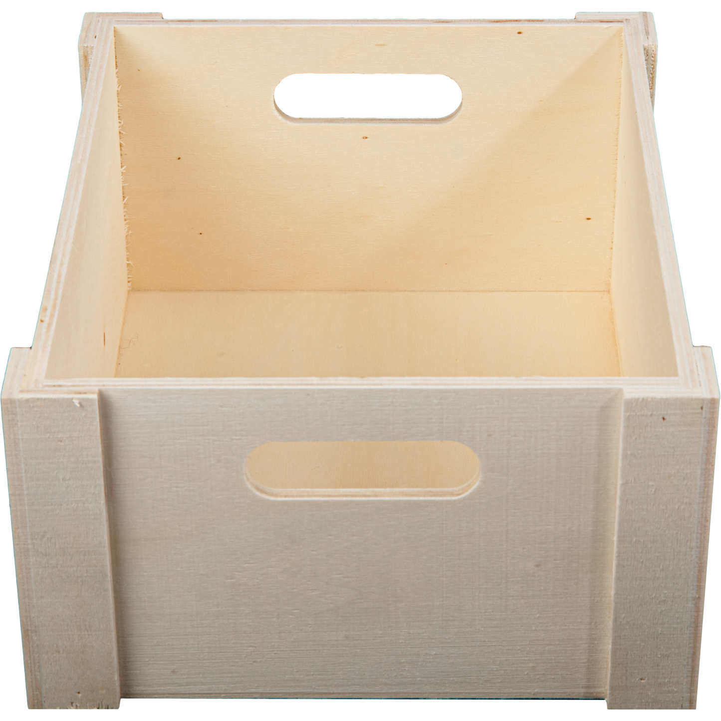 Tan Urban Crafter Plywood Full Panel Storage Crate 22 x 18 x 10cm Boxes
