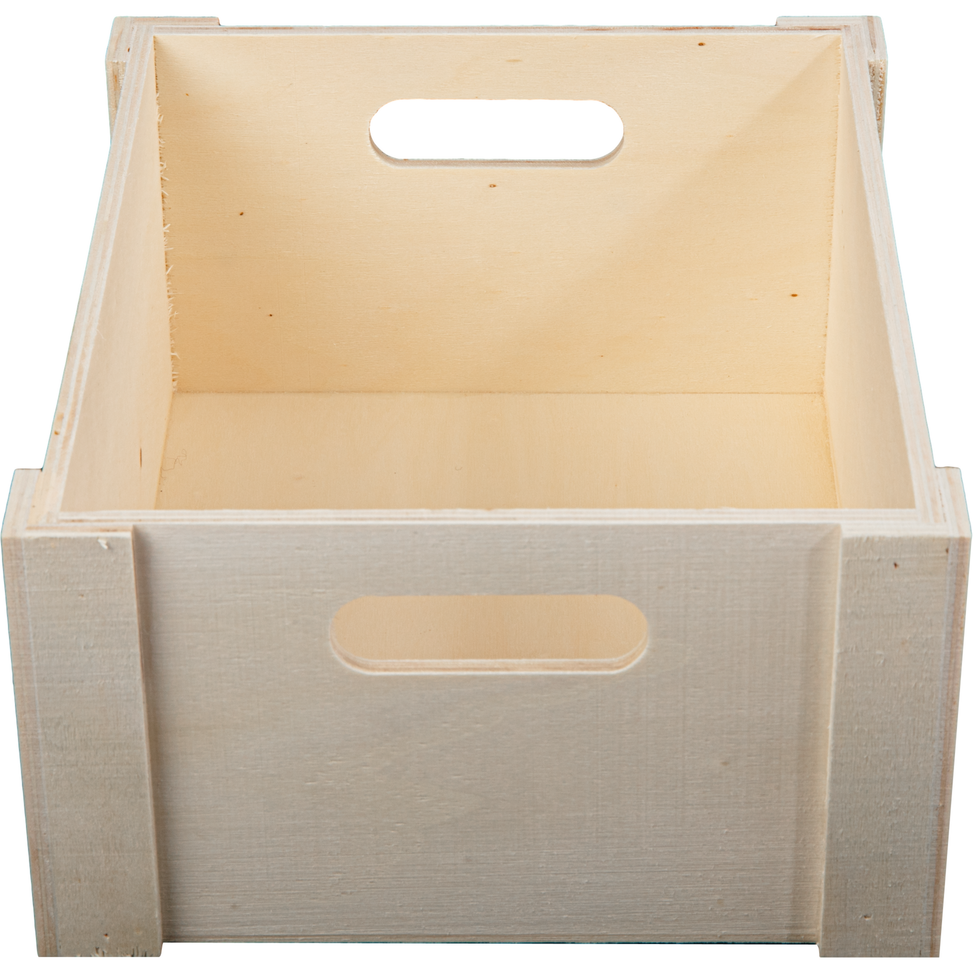 Tan Urban Crafter Plywood Full Panel Storage Crate 22 x 18 x 10cm Boxes