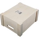 Gray Urban Crafter Plywood Full Panel Storage Crate 22 x 18 x 10cm Boxes