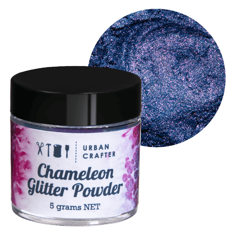 Light Gray Urban Crafter Chameleon Powder-Violet 5g Resin Craft