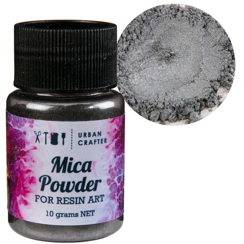 Dark Slate Gray Urban Crafter Resin Mica Powder-Grey Luster 10g Resin Craft