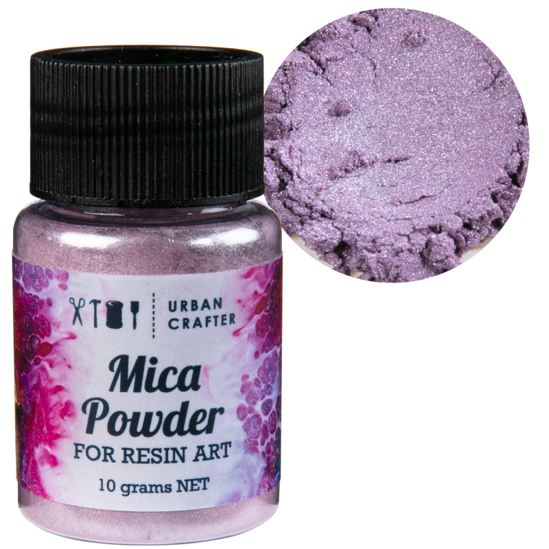 Dark Gray Urban Crafter Resin Mica Powder-Luster Violet 10g Resin Craft