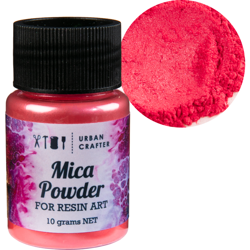 Maroon Urban Crafter Resin Mica Powder-Sunset Orange 10g Resin Craft