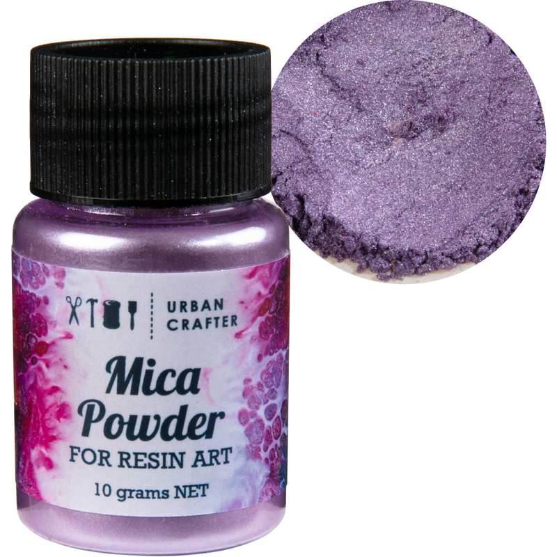 Dark Gray Urban Crafter Resin Mica Powder-Violet 10g Resin Craft