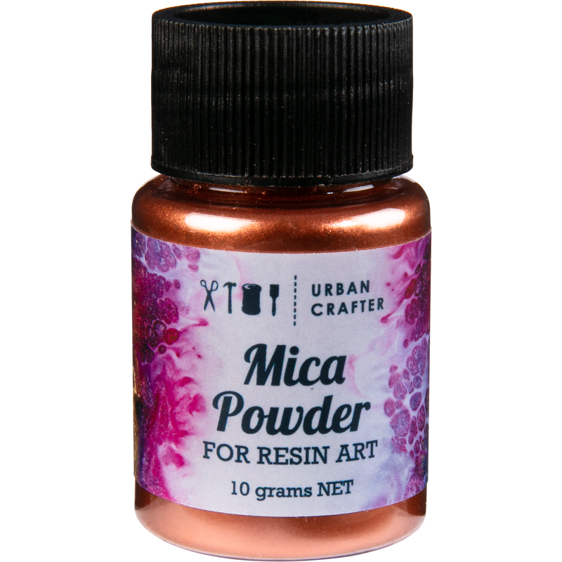 Black Urban Crafter Resin Mica Powder-Bronze 10g Resin Craft