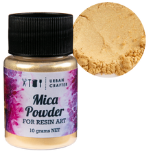 Black Urban Crafter Resin Mica Powder-Sunset Gold 10g Resin Craft