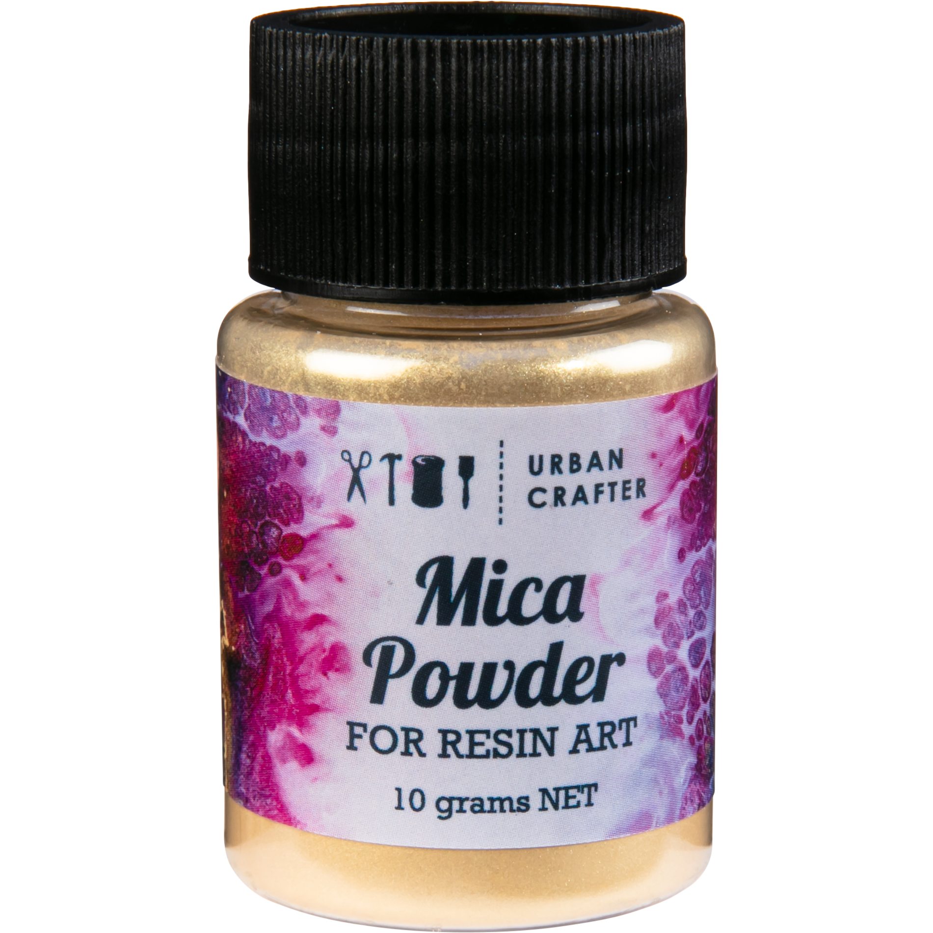 Gray Urban Crafter Resin Mica Powder-Sunset Gold 10g Resin Craft