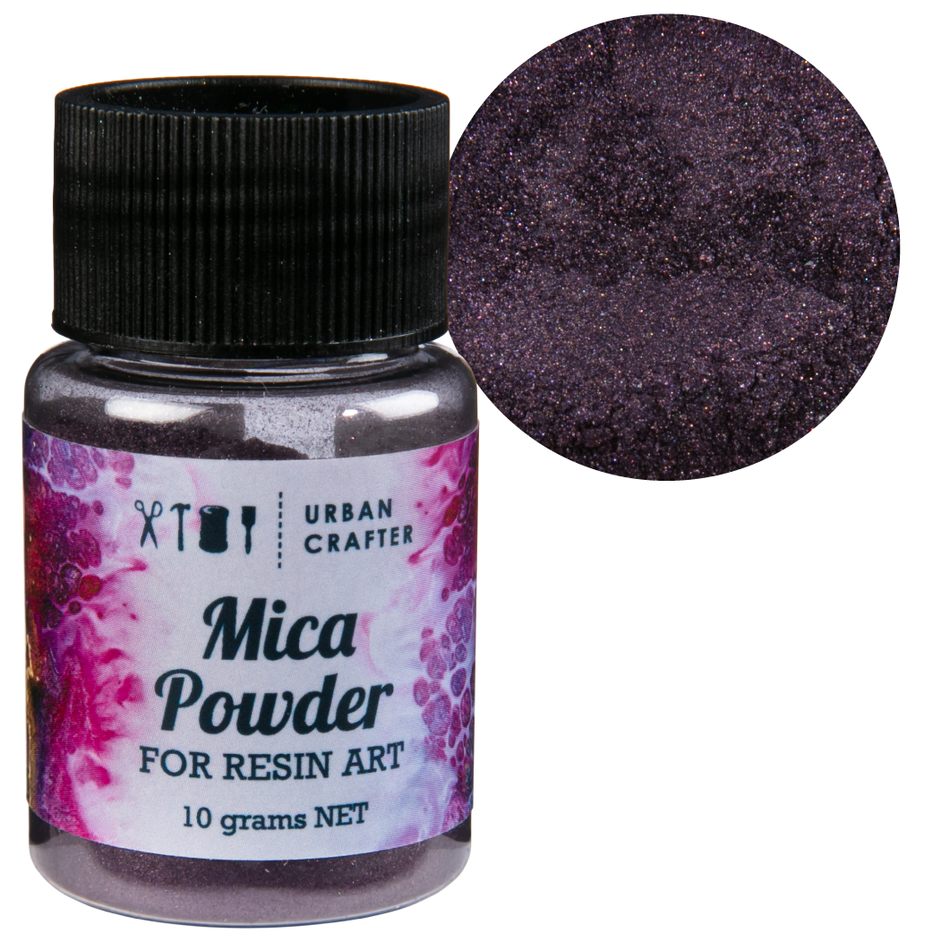 Gray Urban Crafter Resin Mica Powder-Voodoo Violet 10g Resin Craft