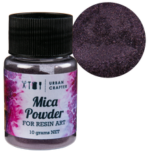 Gray Urban Crafter Resin Mica Powder-Voodoo Violet 10g Resin Craft