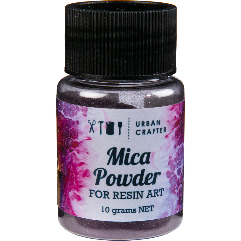 Gray Urban Crafter Resin Mica Powder-Voodoo Violet 10g Resin Craft