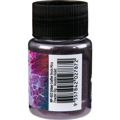 Light Gray Urban Crafter Resin Mica Powder-Voodoo Violet 10g Resin Craft
