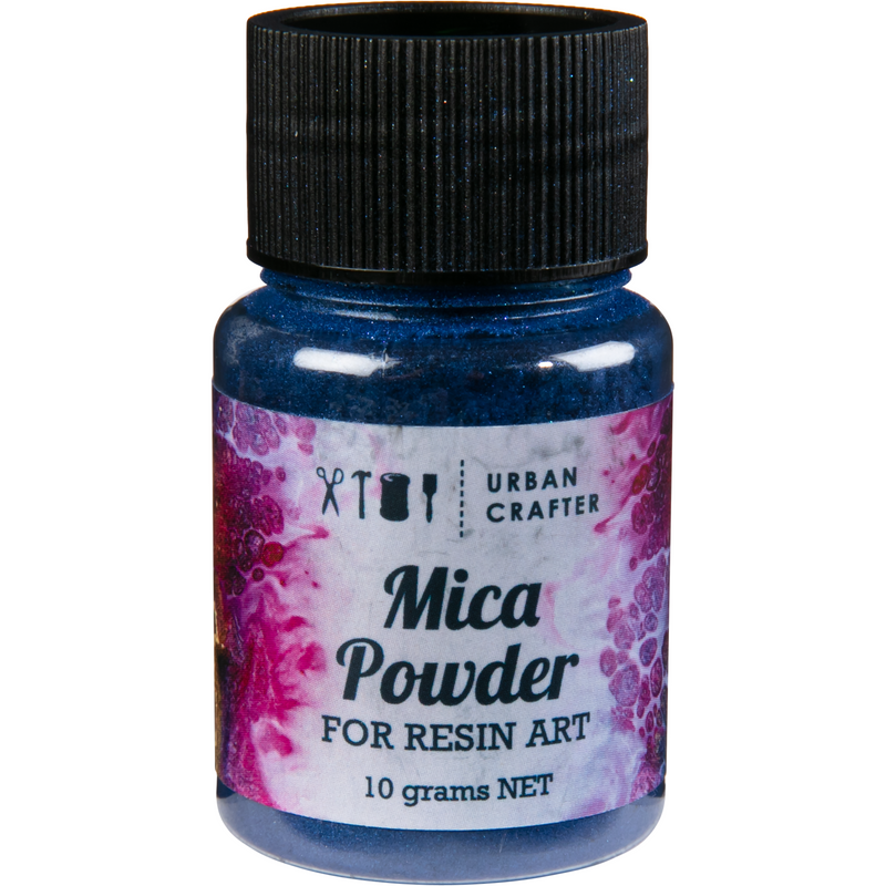 Gray Urban Crafter Resin Mica Powder-Marine Blue 10g Resin Craft