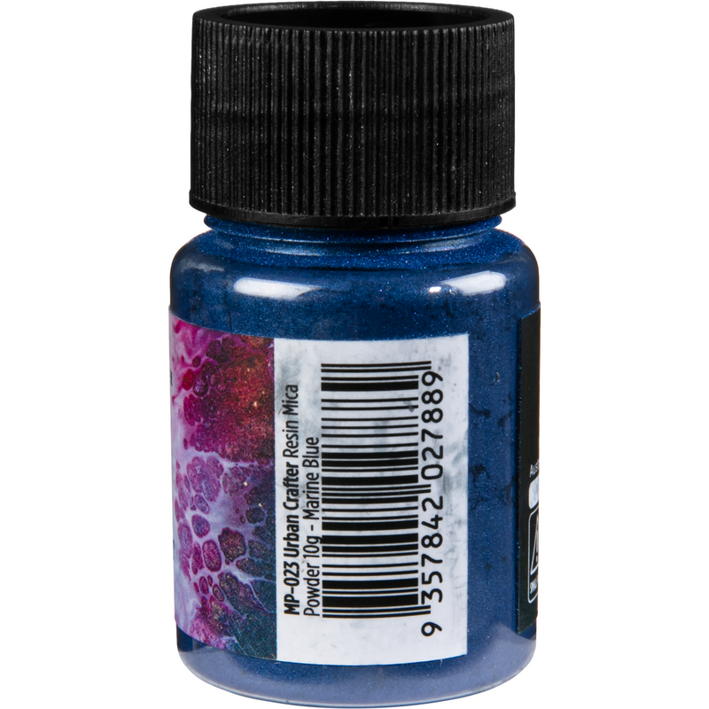 Gray Urban Crafter Resin Mica Powder-Marine Blue 10g Resin Craft