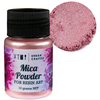 Rosy Brown Urban Crafter Resin Mica Powder-Rose Pink 10g Resin Craft