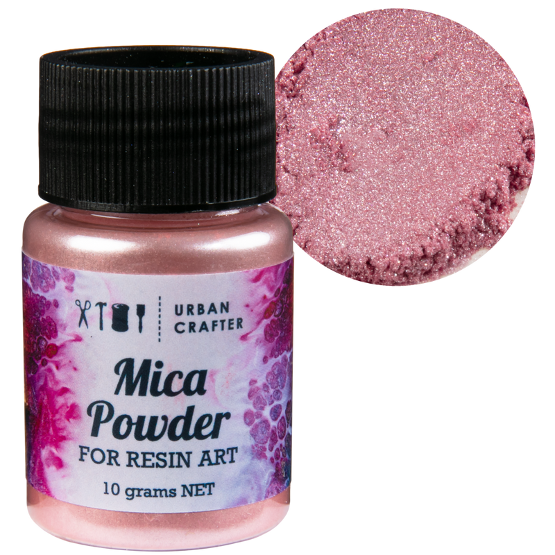 Rosy Brown Urban Crafter Resin Mica Powder-Rose Pink 10g Resin Craft