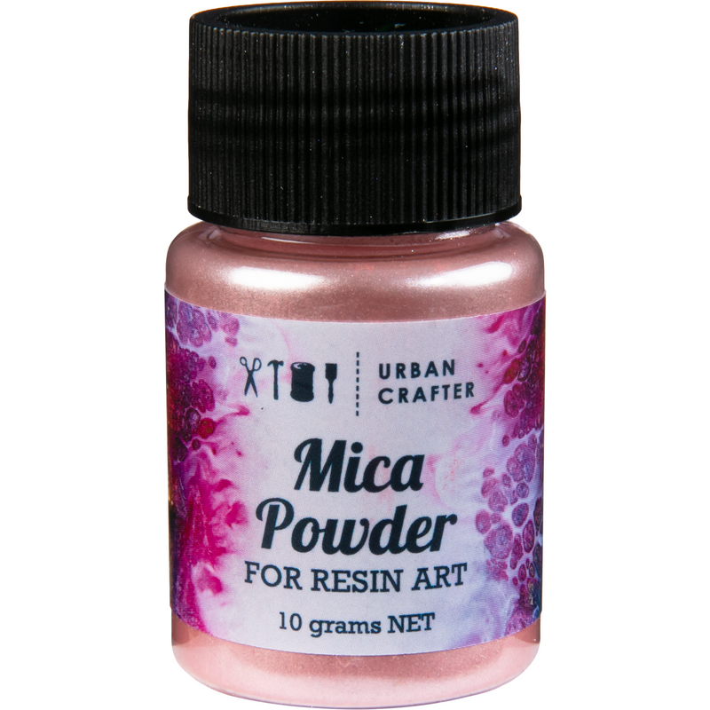 Gray Urban Crafter Resin Mica Powder-Rose Pink 10g Resin Craft