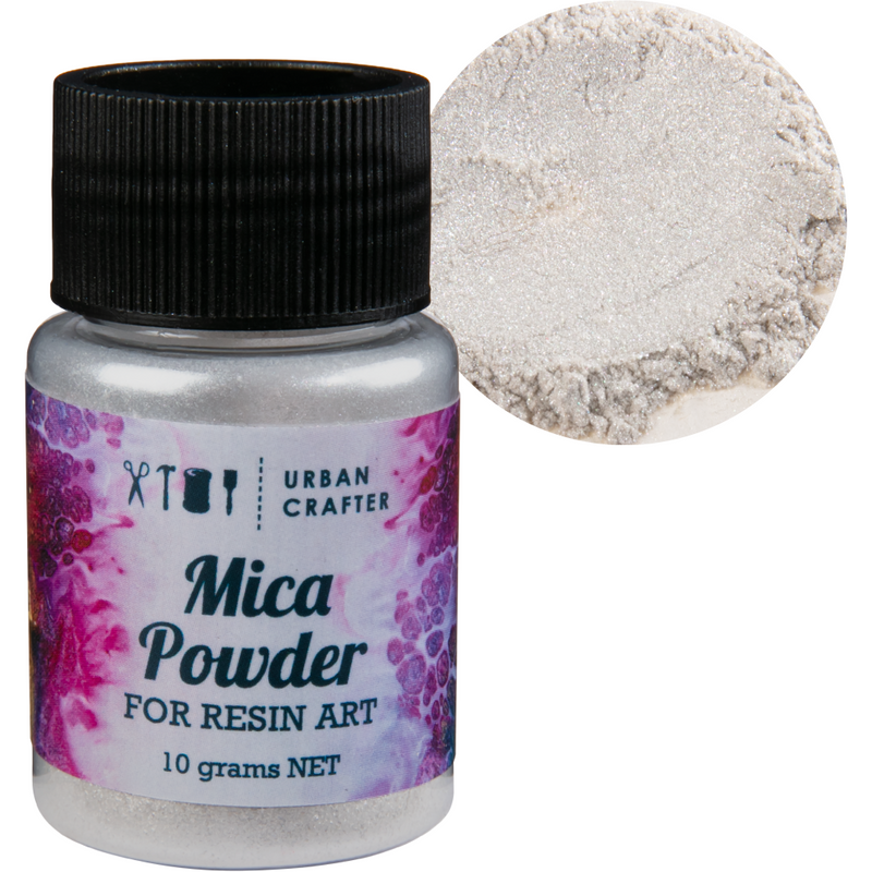 Gray Urban Crafter Resin Mica Powder-Sparkle Pearl 10g Resin Craft