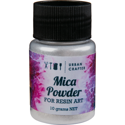 Dark Gray Urban Crafter Resin Mica Powder-Sparkle Pearl 10g Resin Craft