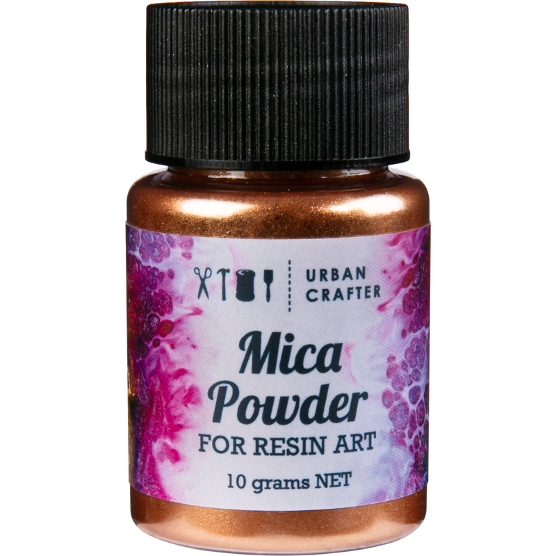 Gray Urban Crafter Resin Mica Powder-Copper 10g Resin Craft