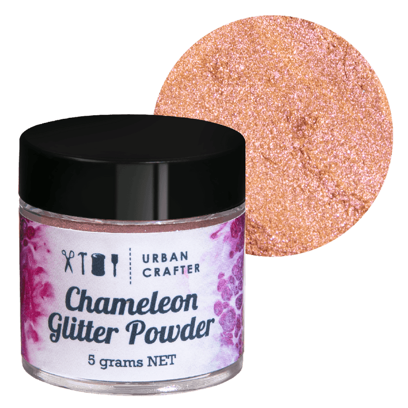 Black Urban Crafter Chameleon Powder-Rosegold 5g Resin Craft