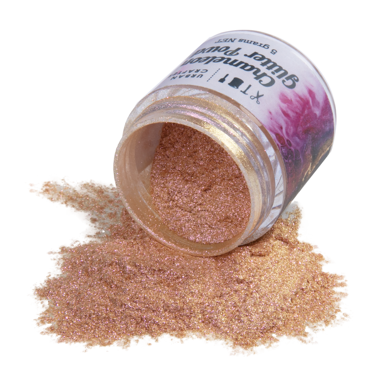 Rosy Brown Urban Crafter Chameleon Powder-Rosegold 5g Resin Craft