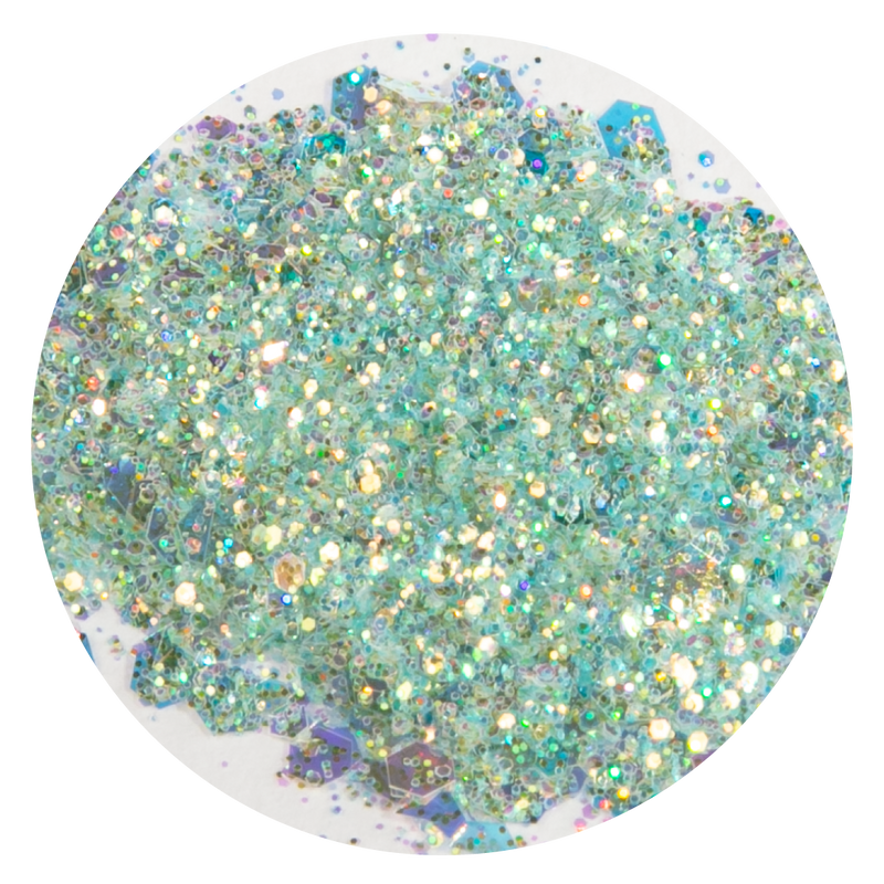 Dark Sea Green Urban Crafter Mixology Opal Chunky Glitter-Lawn Green 10g Resin Craft