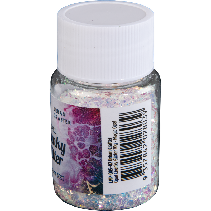 Light Gray Urban Crafter Mixology Opal Chunky Glitter -Magic Opal 10 Resin Craft